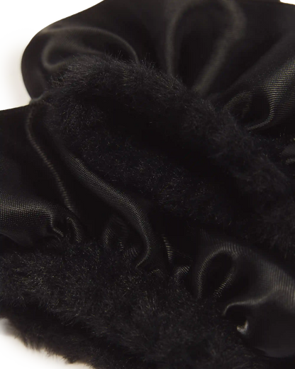 Satin Frill Fluffy Socks