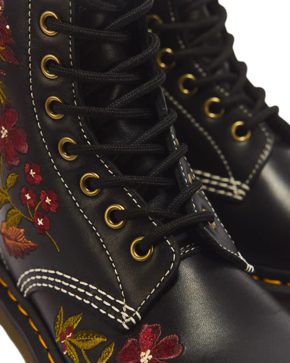 1460 Pascal Floral 8 Eye Wanama Leather Lace Up Boots