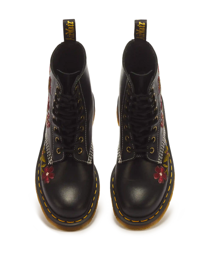 1460 Pascal Floral 8 Eye Wanama Leather Lace Up Boots