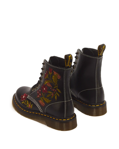 1460 Pascal Floral 8 Eye Wanama Leather Lace Up Boots