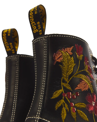 1460 Pascal Floral 8 Eye Wanama Leather Lace Up Boots