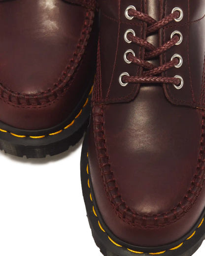 Lowell 4 Eye Mayhem Leather Moc Toe Shoes
