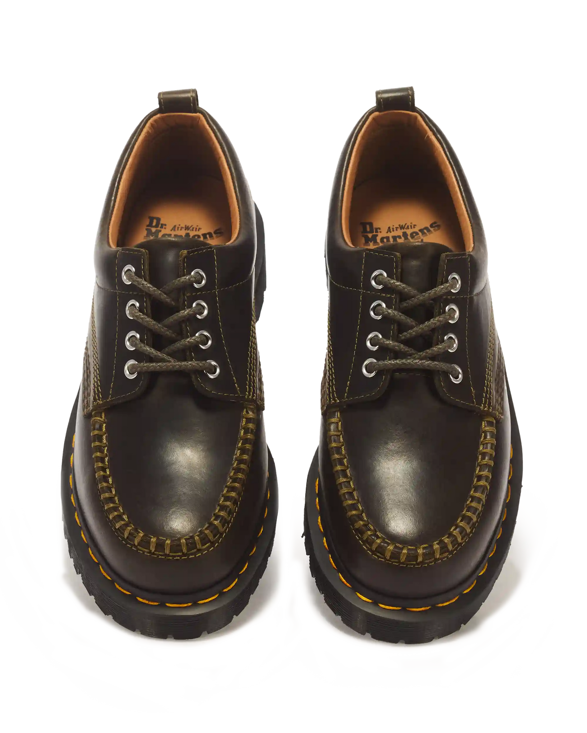 Lowell 4 Eye Mayhem Leather Moc Toe Shoes