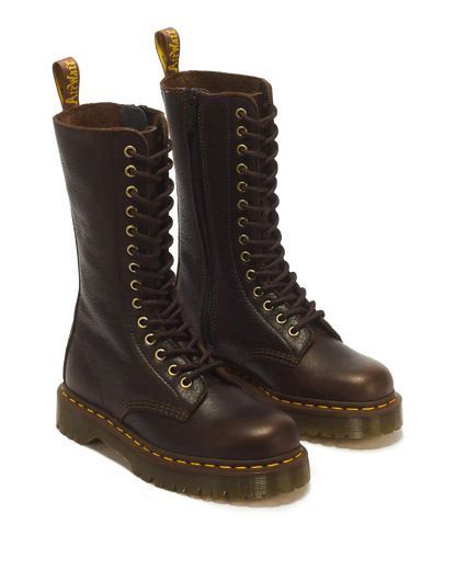 1B99 Bex 14 Eye Ambassador Leather Lace Up Boots