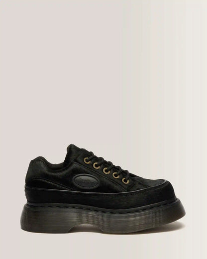 Buzz 5-Eye Hair On Leather Shoes