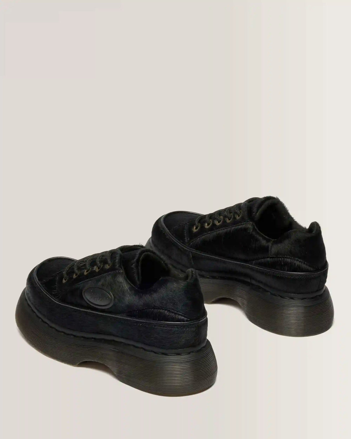 Buzz 5-Eye Hair On Leather Shoes