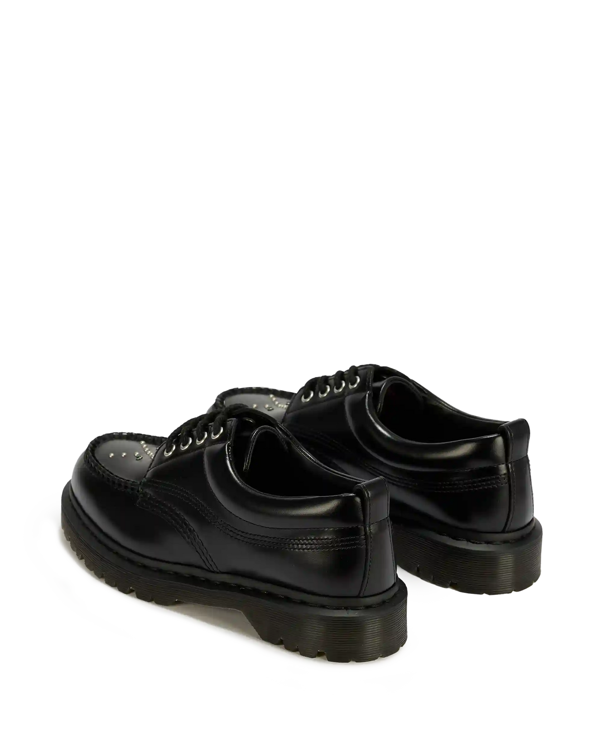Lowell Stud Analine Leather Moc Toe Shoes