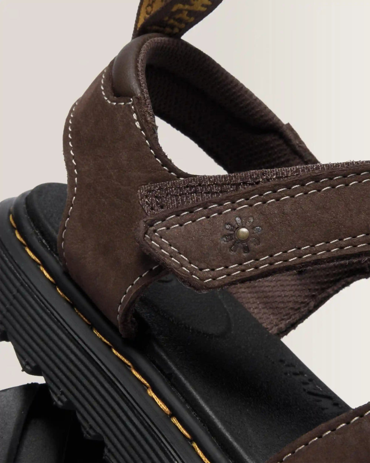 Toddler Marlowe Flower Debossed Nubuck Strap Sandals