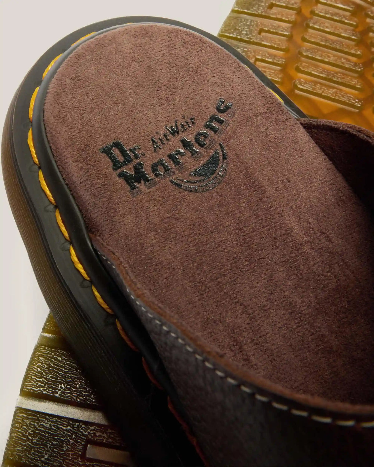 Josef Slide Grizzly Leather Sandals