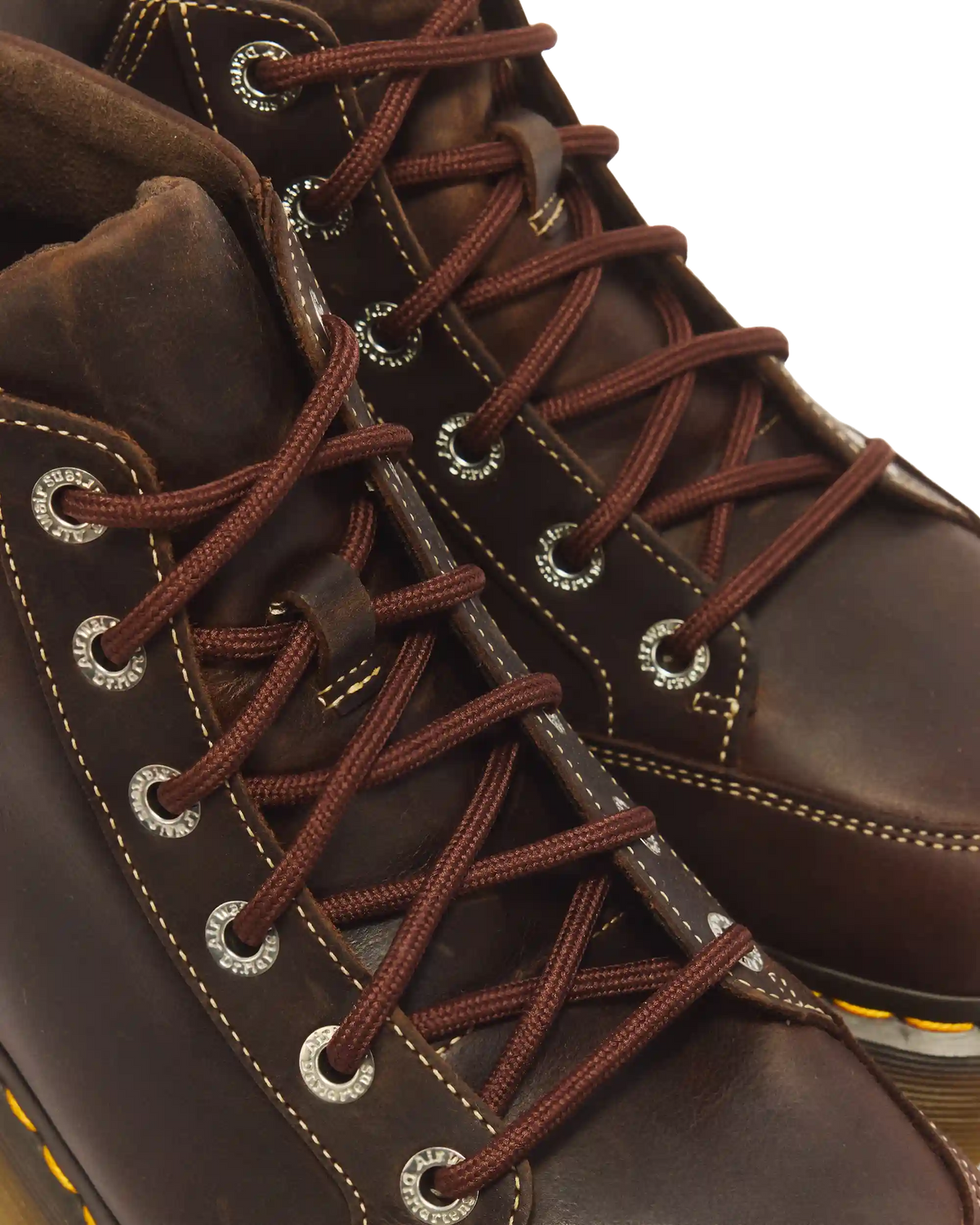Buzz 6 Eye Crazy Horse Leather Lace Up Boots