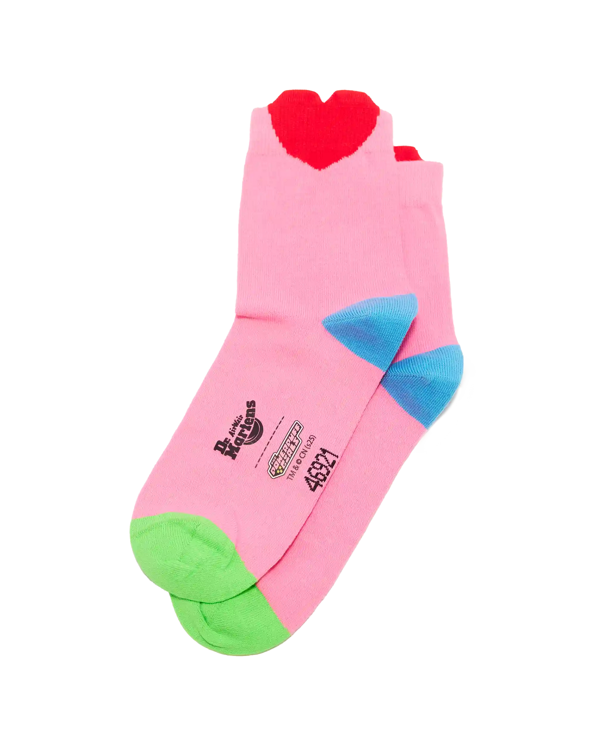 Jacquard Heart Powerpuff Girls Socks
