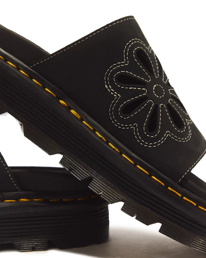 Zebzag Wyoming Leather Slides