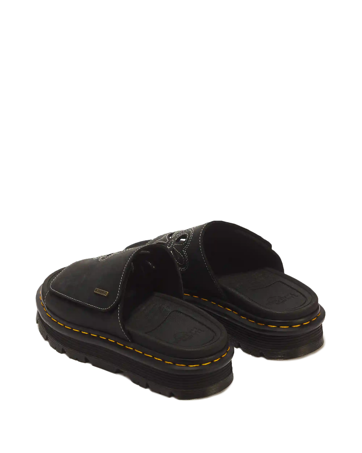 Zebzag Wyoming Leather Slides