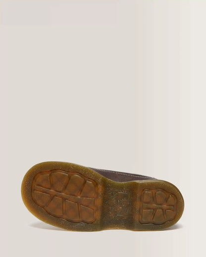 Buzz 5-Eye Flower Grizzly Leather Shoes