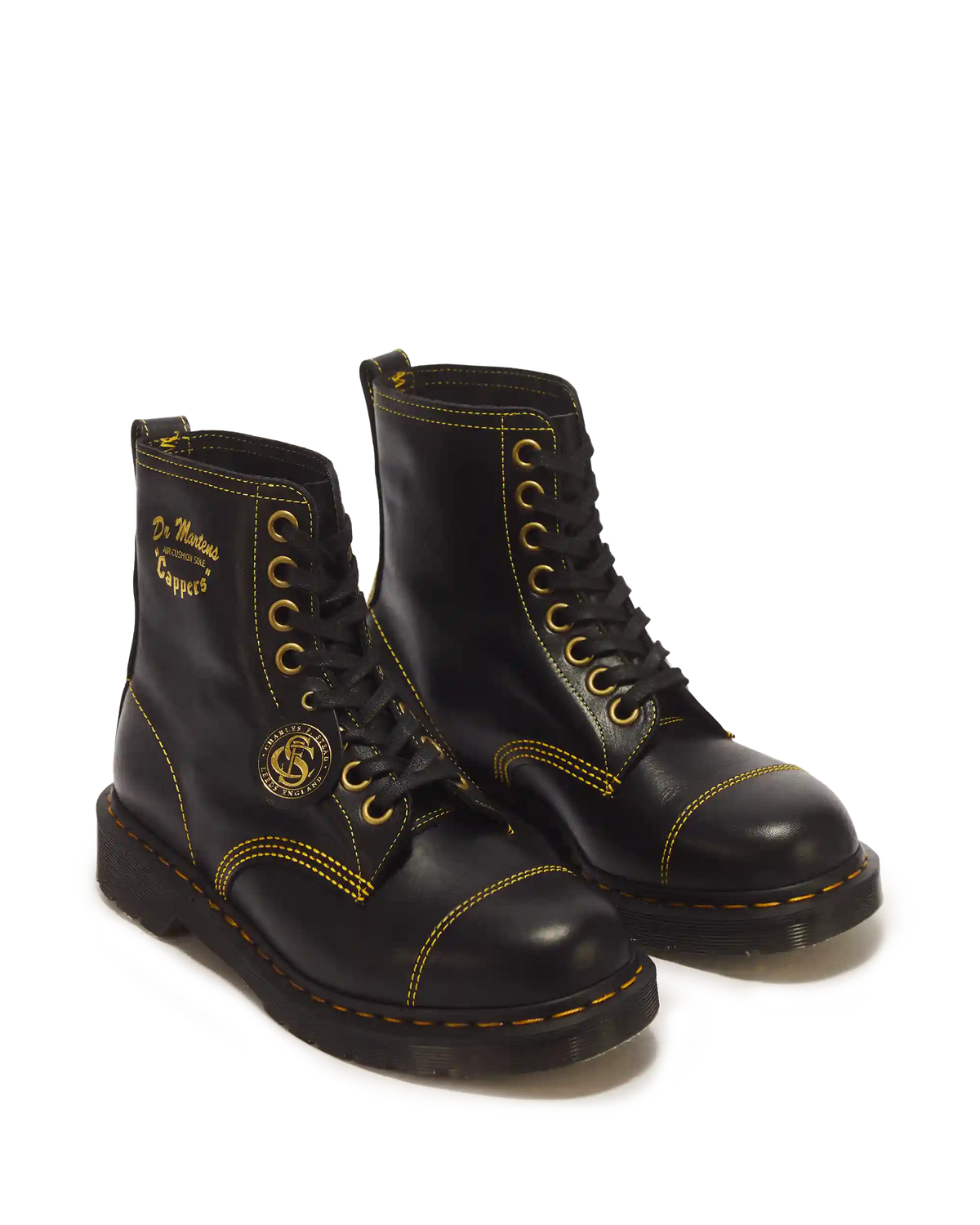 1460 Cappers Classic Calf Leather Lace Up Boots