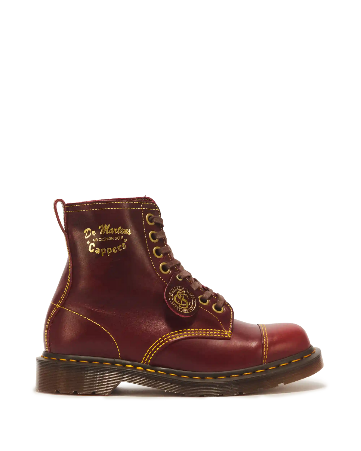 1460 Cappers Classic Calf Leather Lace Up Boots