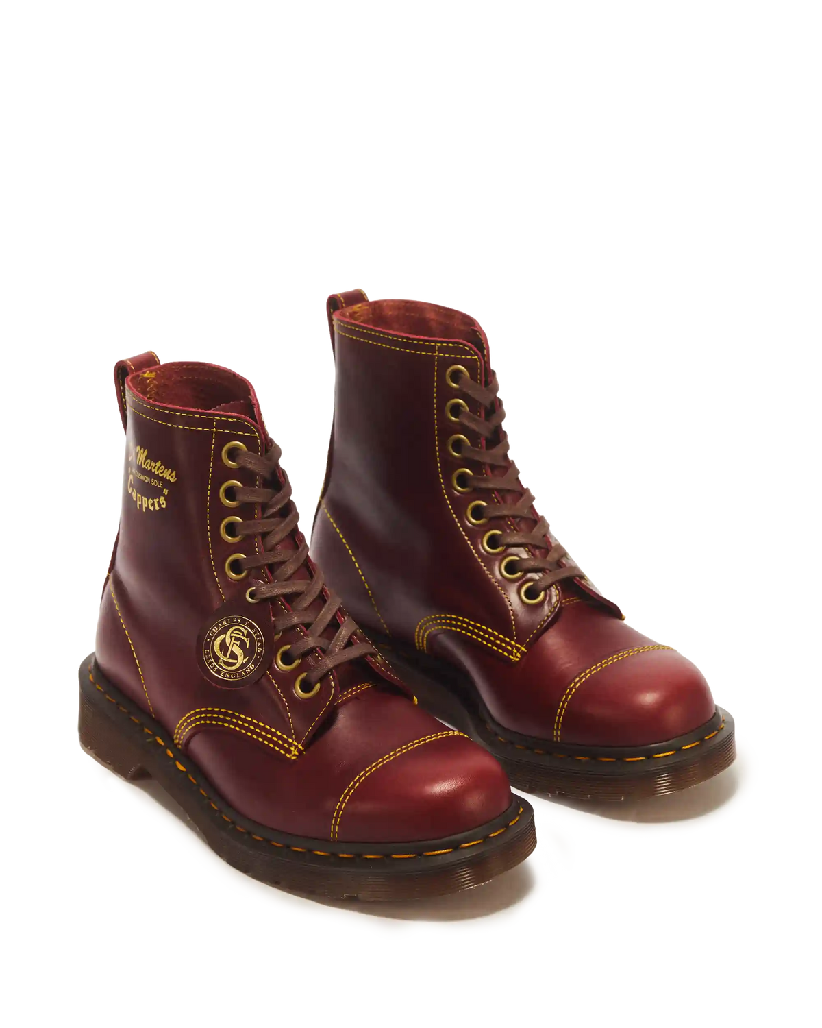 1460 Cappers Classic Calf Leather Lace Up Boots