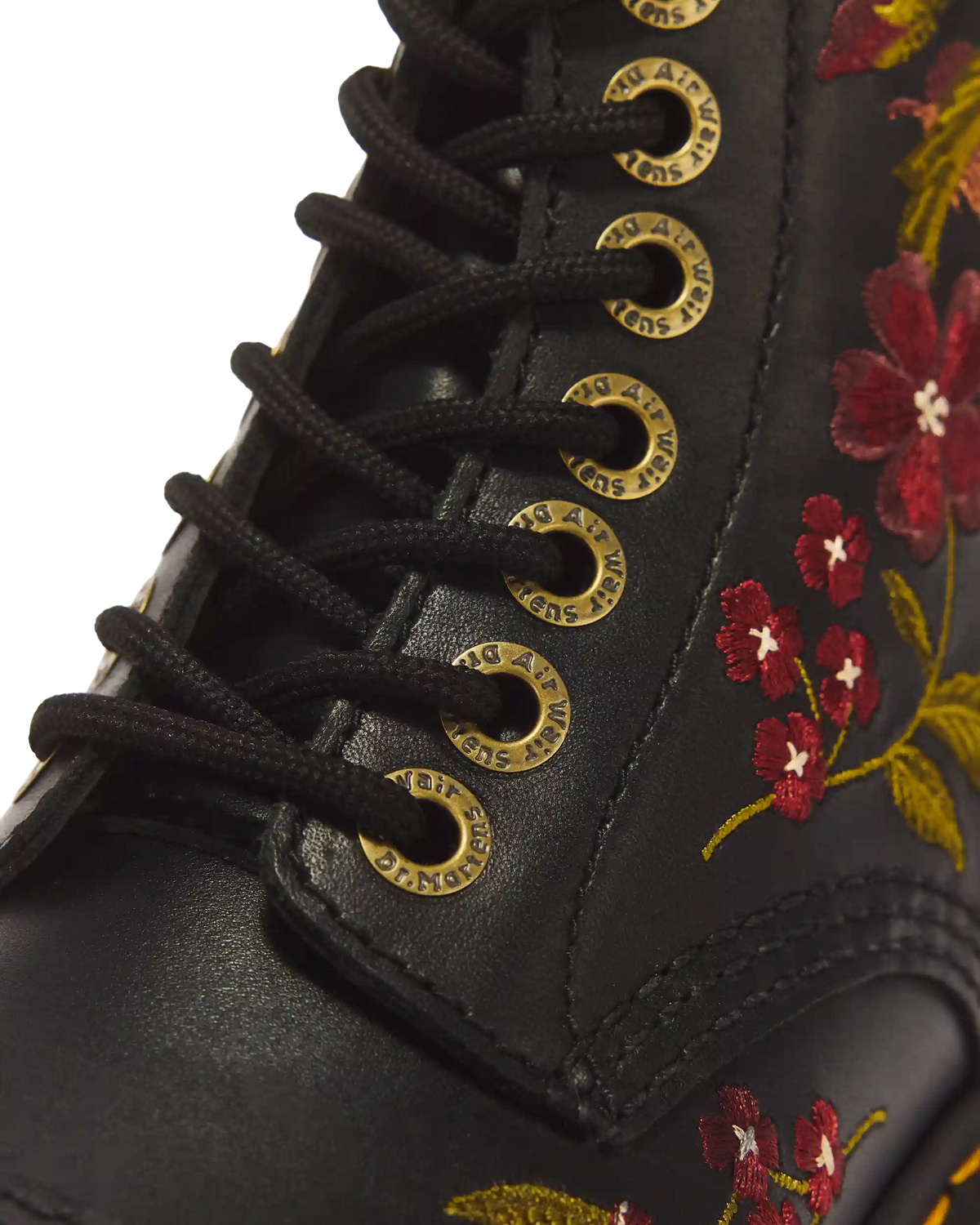 Sinclair Floral Wanama Leather Lace Up Boots