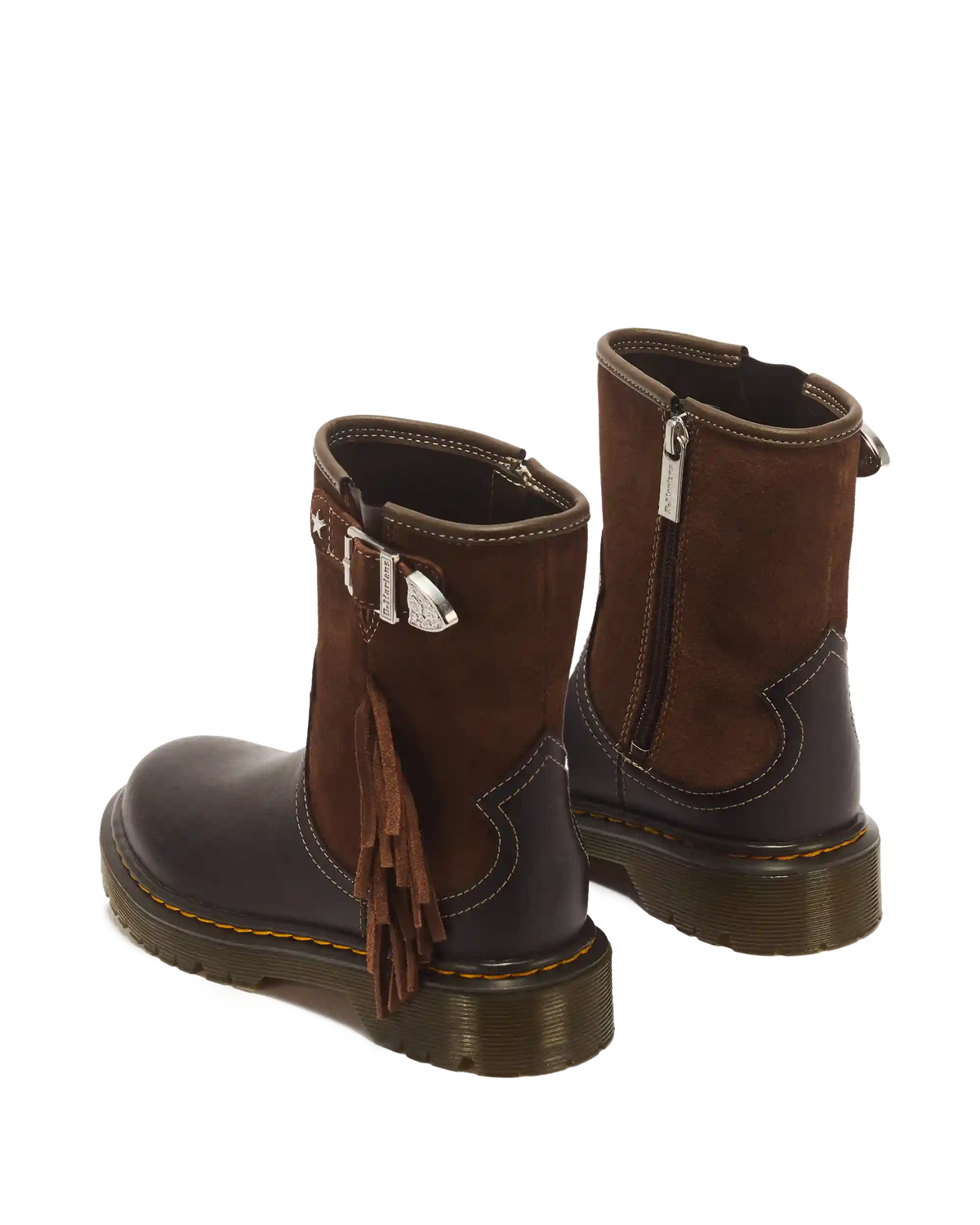 Genaya Desert Rodeo Junior Leather & Suede Rigger Boots