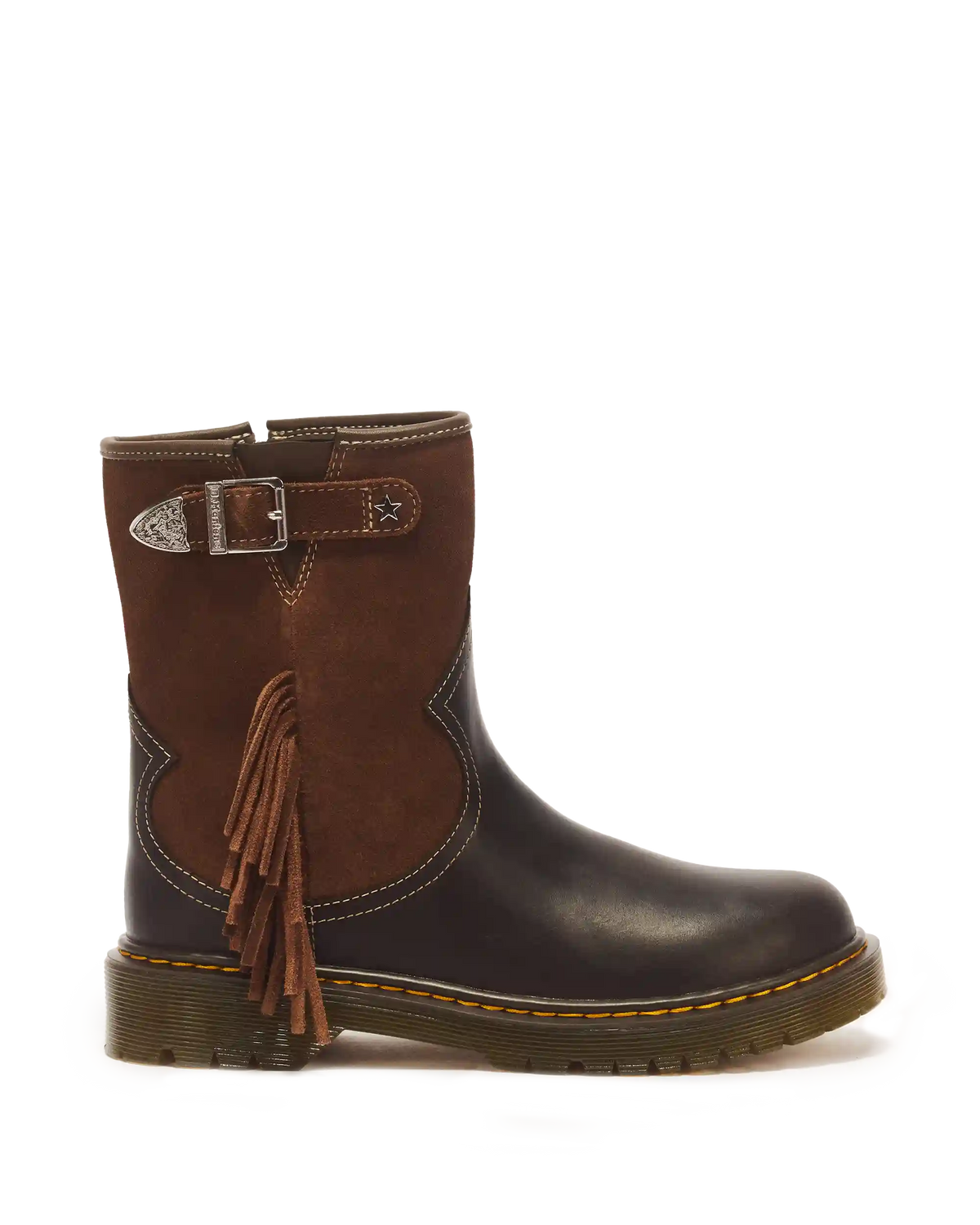Genaya Desert Rodeo Y Leather & Suede Rigger Boots
