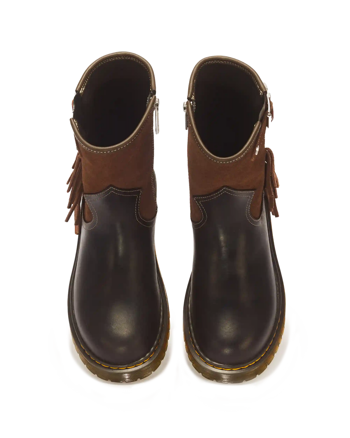 Genaya Desert Rodeo Y Leather & Suede Rigger Boots