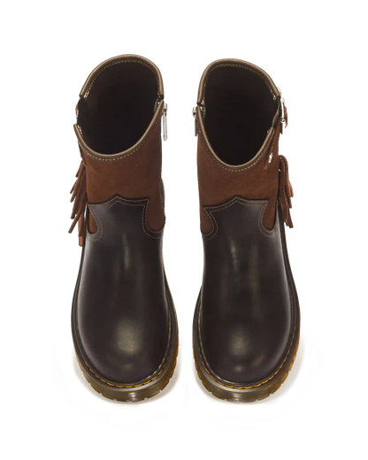 Genaya Desert Rodeo Y Leather & Suede Rigger Boots