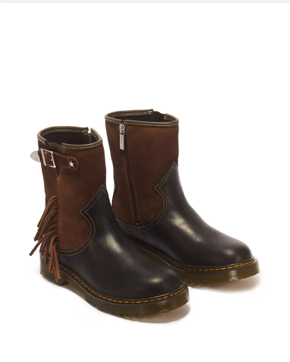Genaya Desert Rodeo Y Leather & Suede Rigger Boots