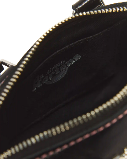 Mini Top Handle Milled Gloss Leather Bag