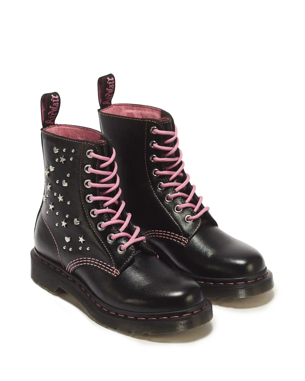1460 Pascal Hearts & Stars Leather Lace Up Boots