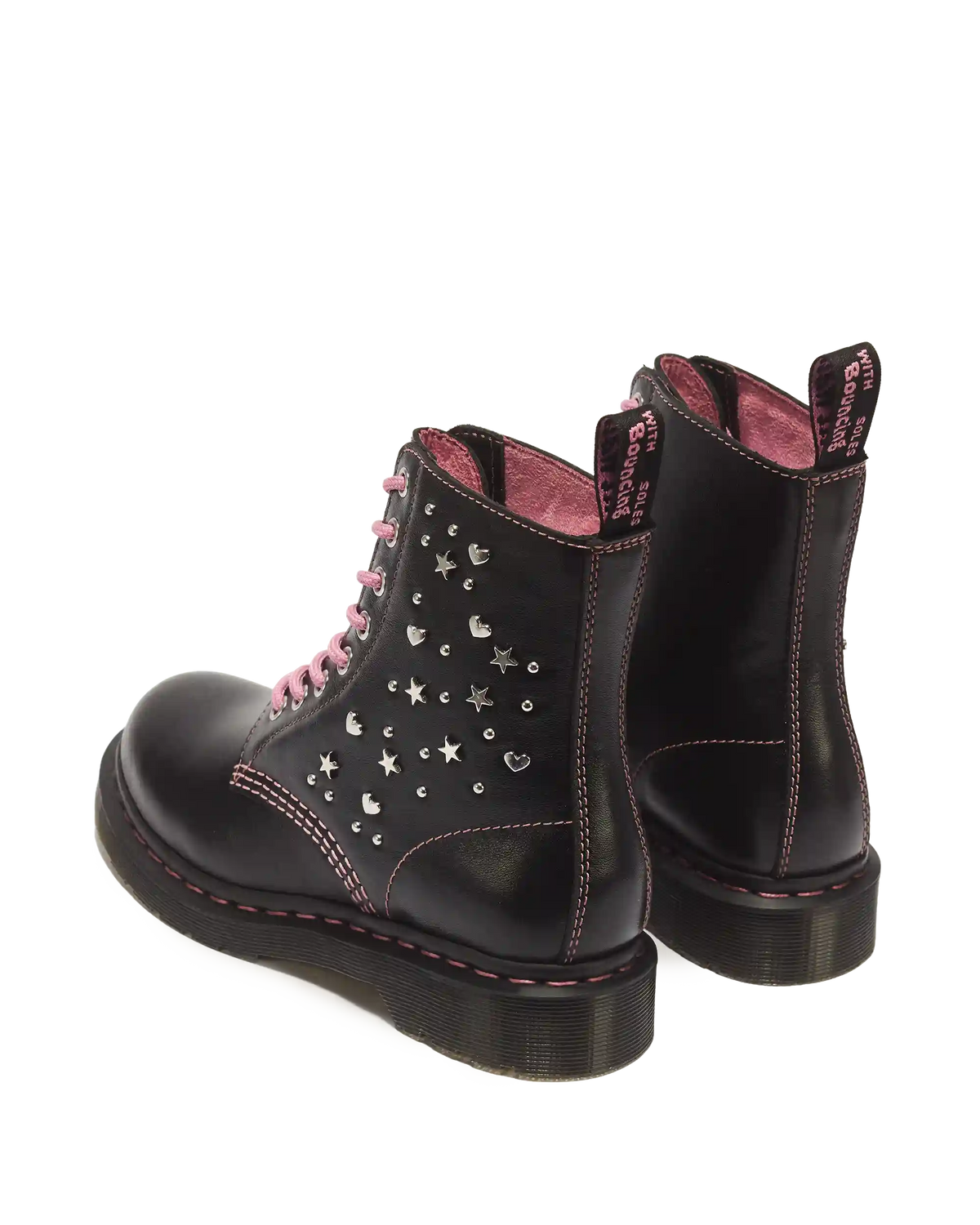 1460 Pascal Hearts & Stars Leather Lace Up Boots