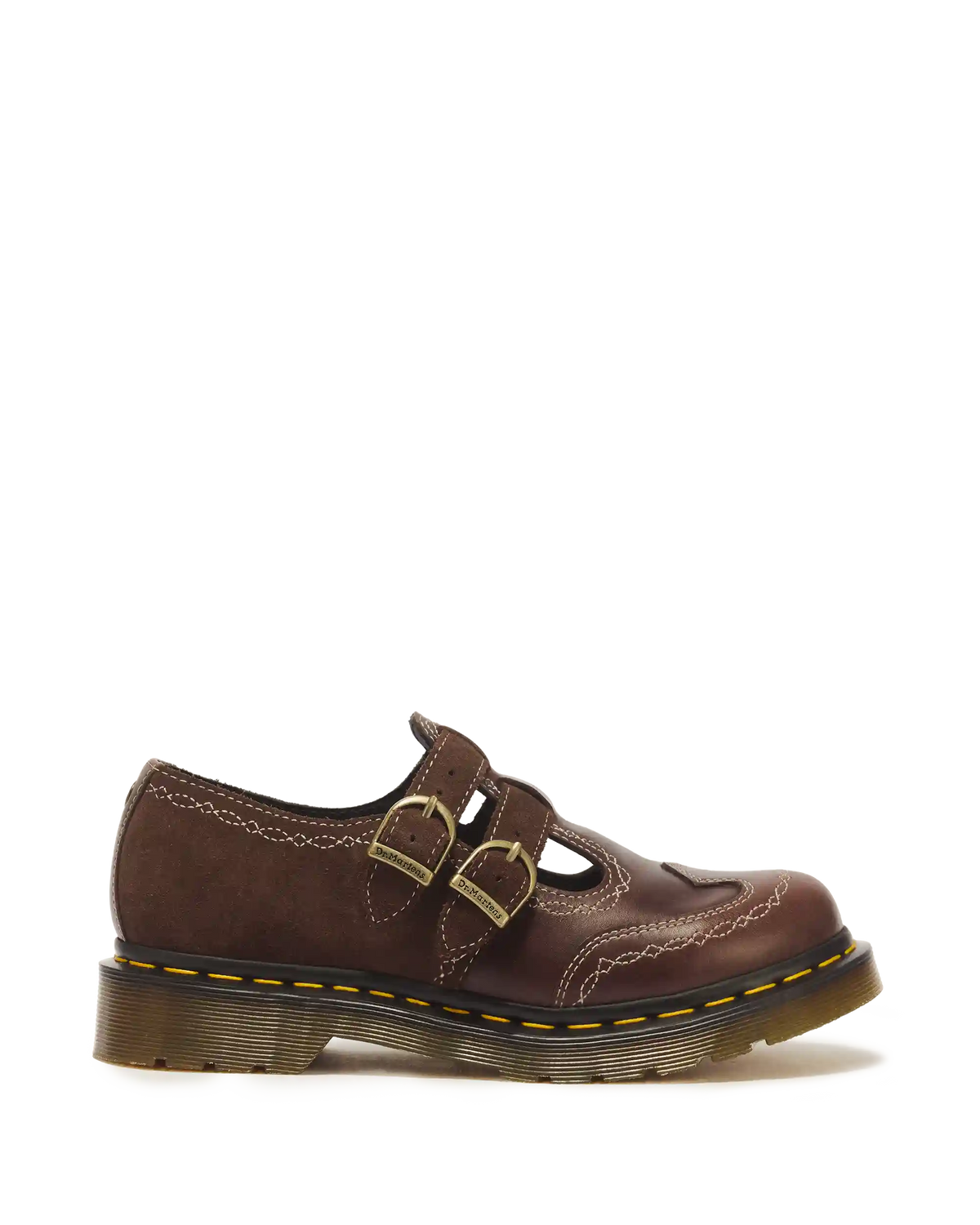 8065 Desert Rodeo Leather & Suede Mary Jane Shoes