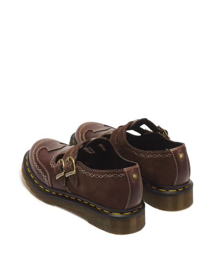 8065 Desert Rodeo Leather & Suede Mary Jane Shoes