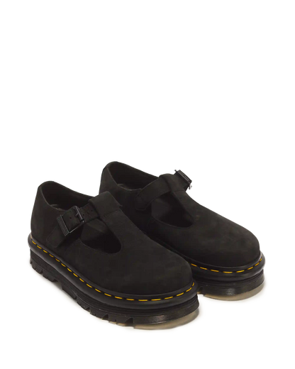 Zebzag Milled Nubuck Mary Jane Shoes