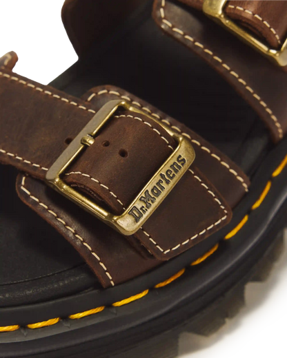 Zebzag Crazy Horse Leather Sandals