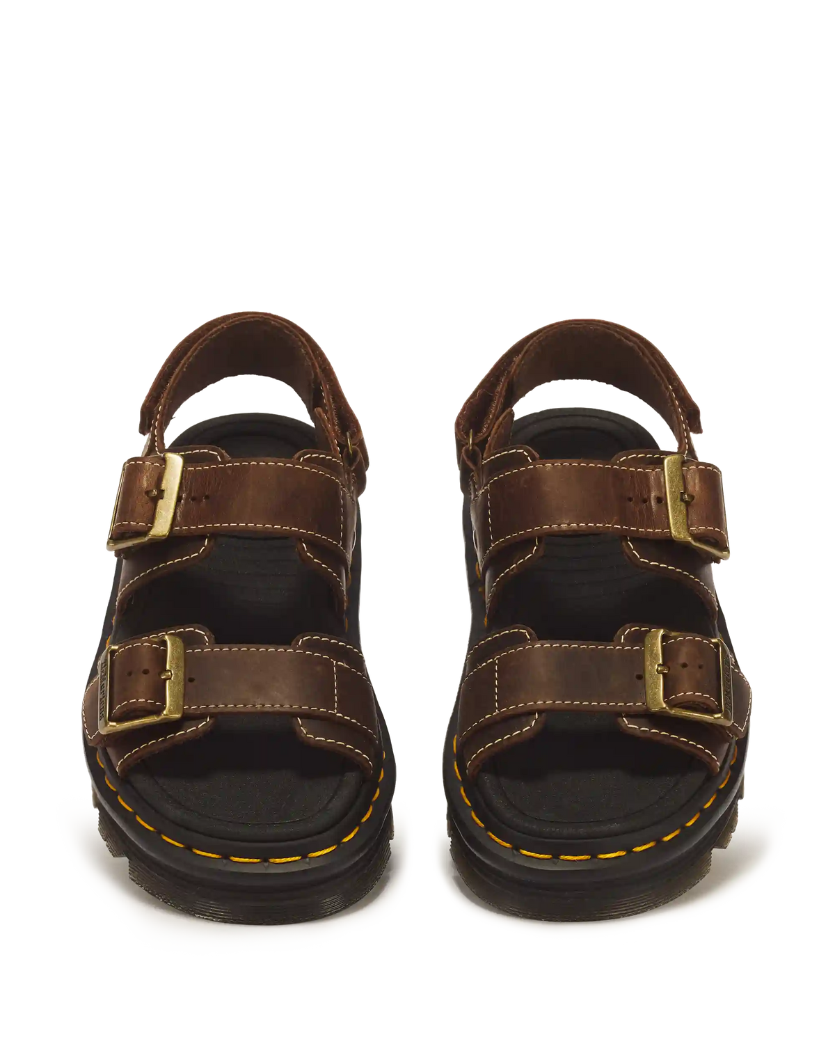 Zebzag Crazy Horse Leather Sandals