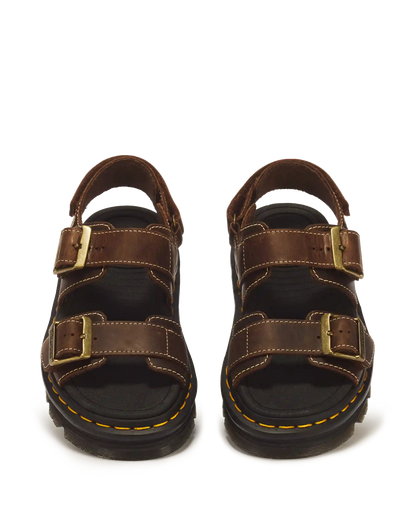 Zebzag Crazy Horse Leather Sandals
