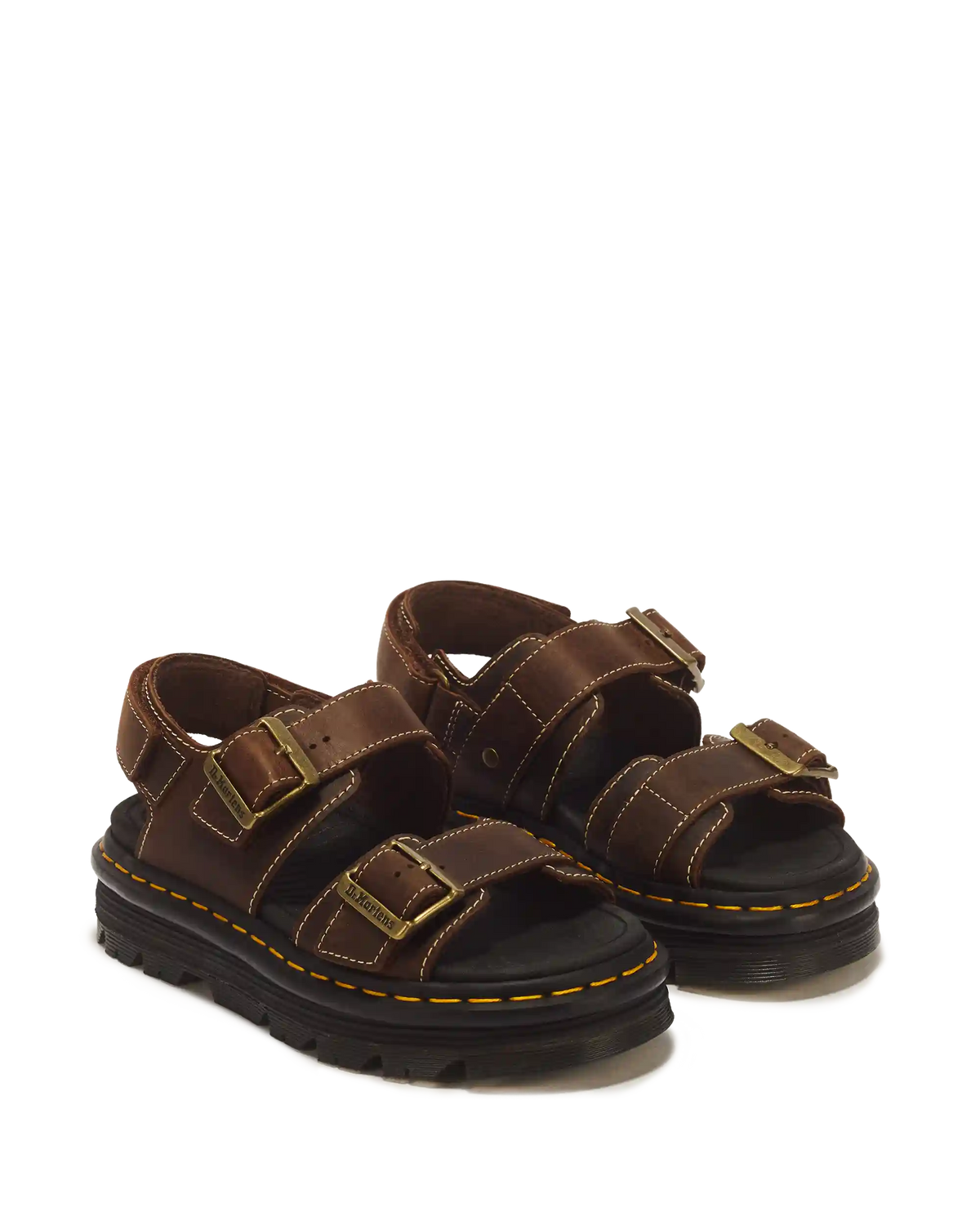Zebzag Crazy Horse Leather Sandals
