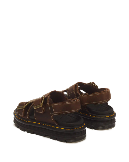 Zebzag Crazy Horse Leather Sandals