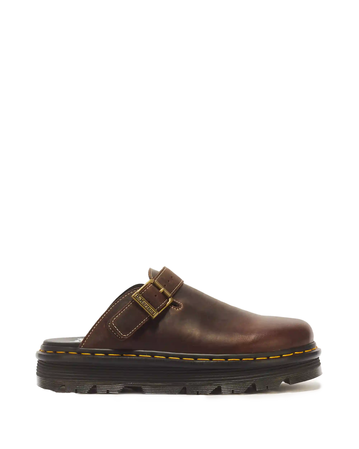 Zebzag Crazy Horse Leather Mules