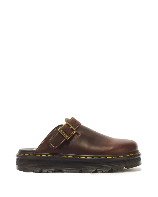 Zebzag Crazy Horse Leather Mules