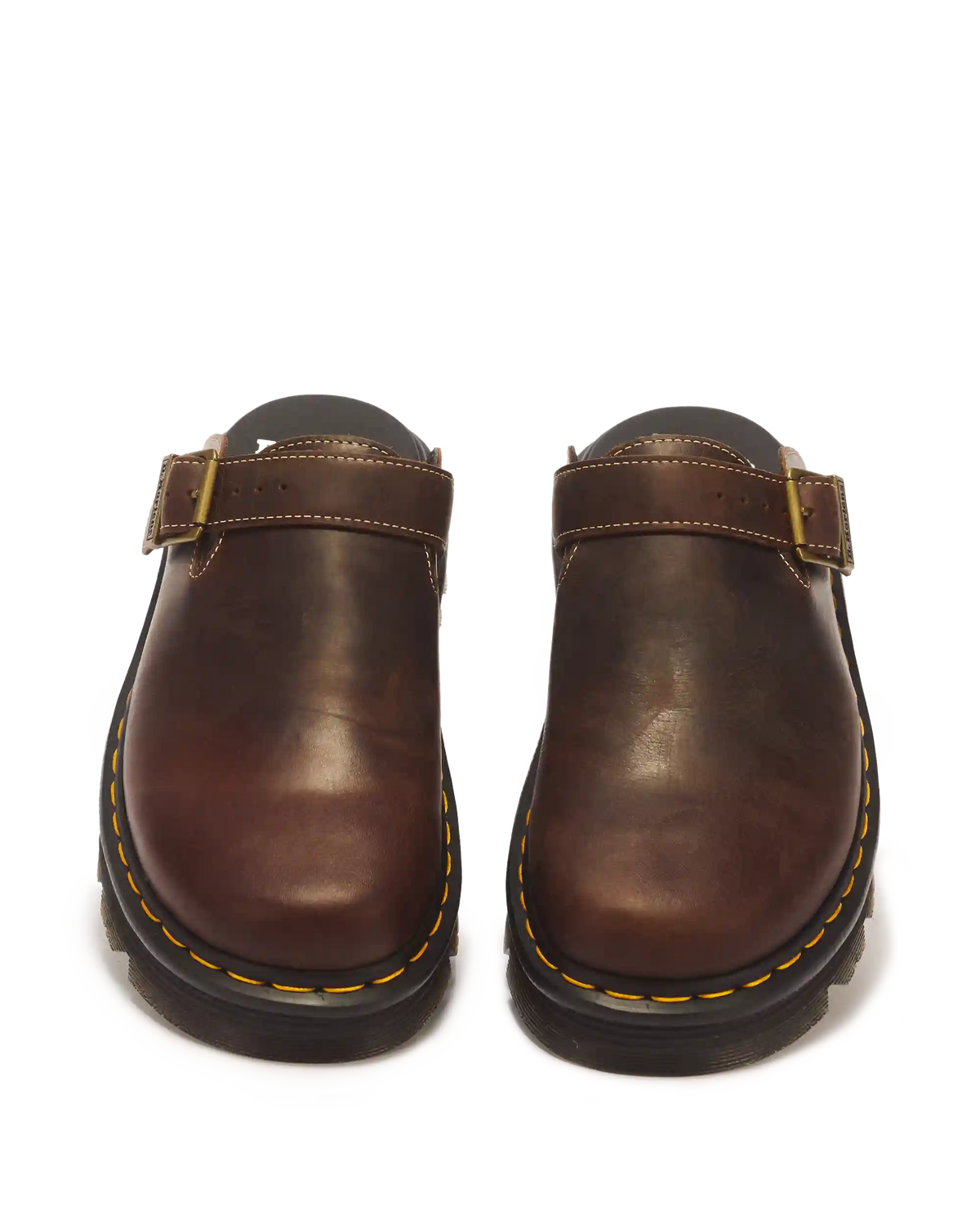 Zebzag Crazy Horse Leather Mules
