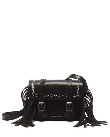 7 Inch Desert Rodeo Leather & Suede Satchel