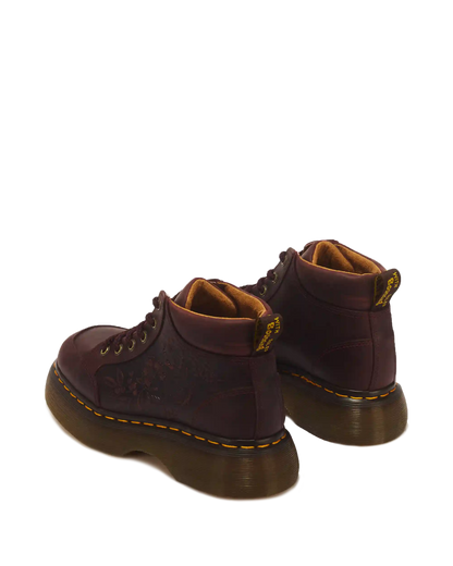 Buzz Floral Emboss Analine Leather Boots