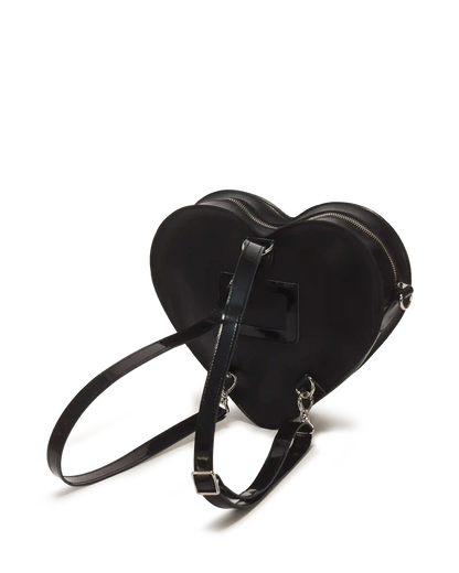 Kiev Leather Hardware Heart Shaped Bag