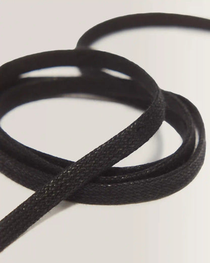 55 Inch Waxed Flat Shoe Laces (8-10 Eye)