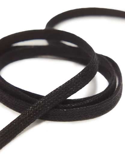55 Inch Waxed Flat Shoe Laces (8-10 Eye)