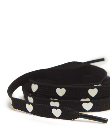 55 Inch Heart Flat Shoe Lace (8-10 Eye)