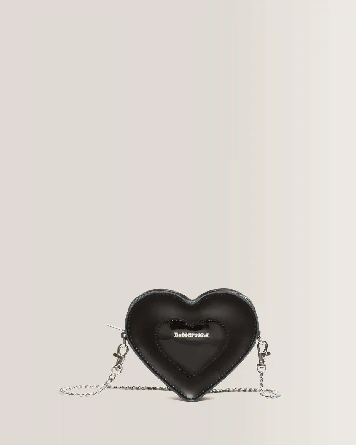 Mini Heart Shaped Kiev & Patent Leather Bag