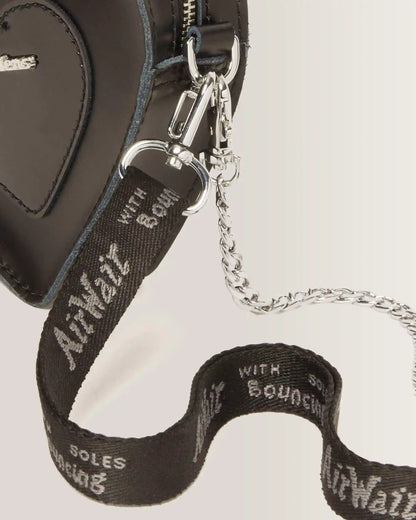 Mini Heart Shaped Kiev & Patent Leather Bag