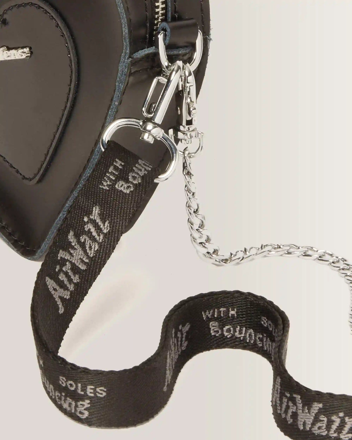 Mini Heart Shaped Kiev & Patent Leather Bag